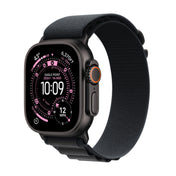 Apple Watch Ultra 3 GPS + Cellular 49mm Black Titanium Case with Black Alpine Loop - Medium