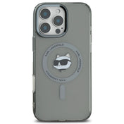 เคสไอโฟน Choupette Head รองรับ MagSafe สำหรับ iPhone 16 Pro Max สี Black จากแบรนด์ KARL LAGERFELD