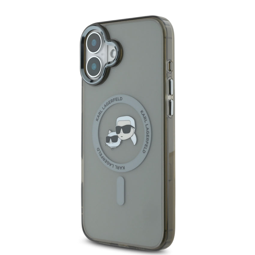iPhone 16 Case Karl Karl-Choupette Head MagSafe - Black