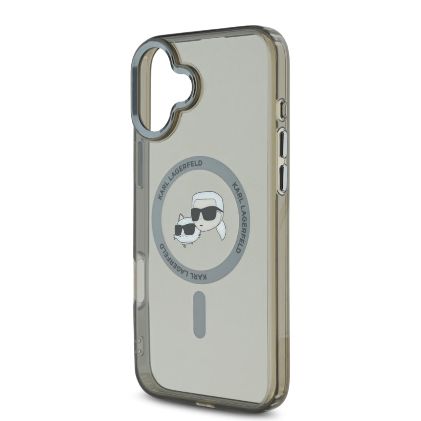 iPhone 16 Case Karl Karl-Choupette Head MagSafe - Black