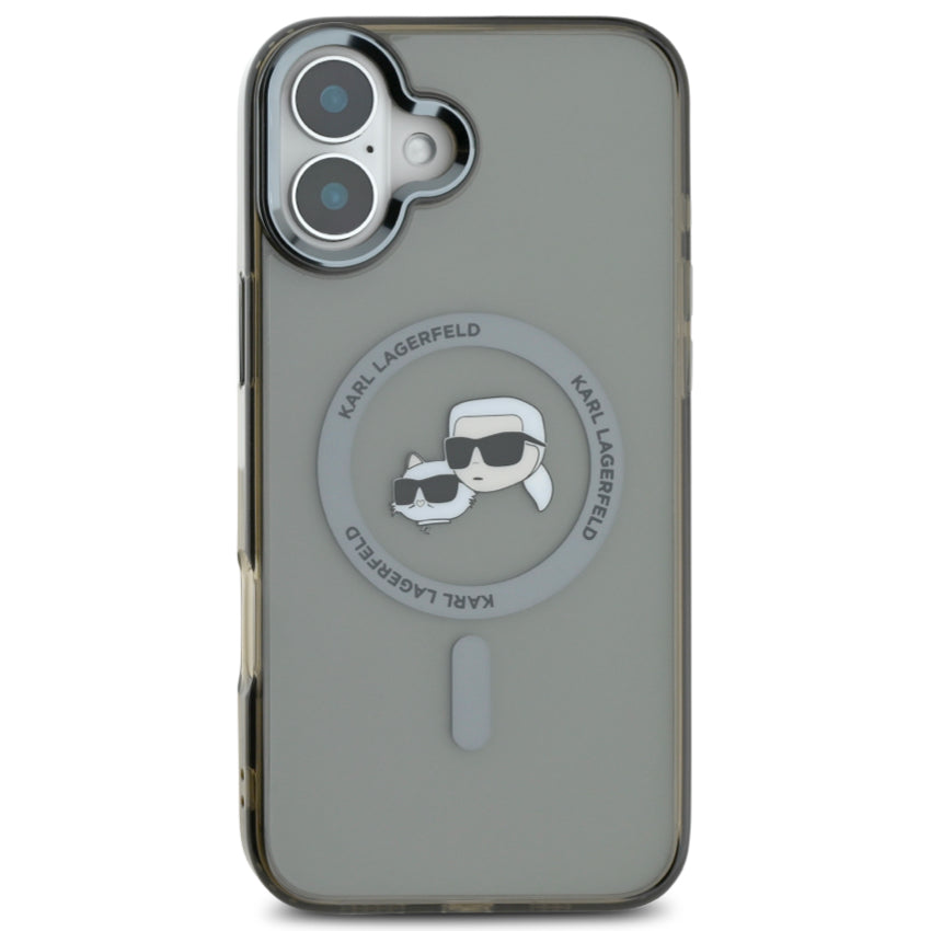 เคสไอโฟน Karl Karl-Choupette Head สำหรับ iPhone 16 Plus สี Black จากแบรนด์ KARL LAGERFELD