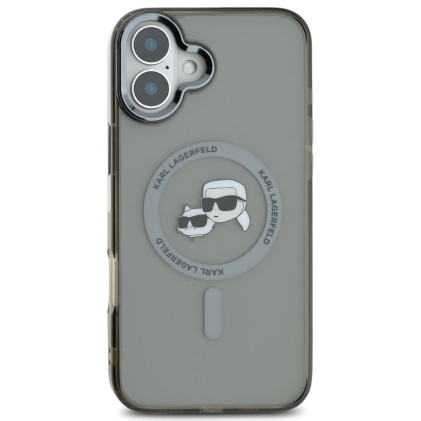 เคสไอโฟน Karl Karl-Choupette Head สำหรับ iPhone 16 Plus สี Black จากแบรนด์ KARL LAGERFELD