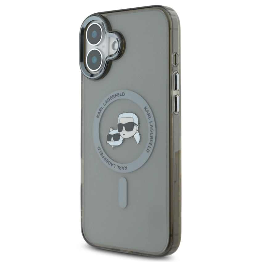 iPhone 16 Plus Case Karl Karl-Choupette Head MagSafe - Black