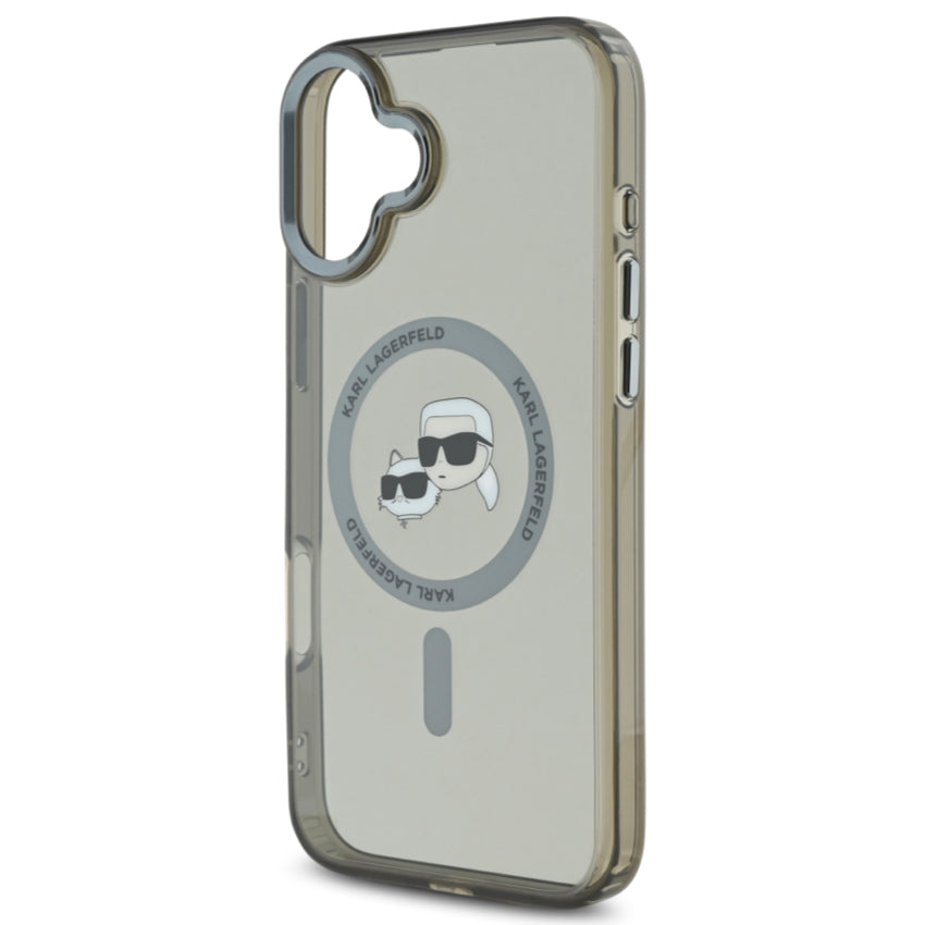 iPhone 16 Plus Case Karl Karl-Choupette Head MagSafe - Black