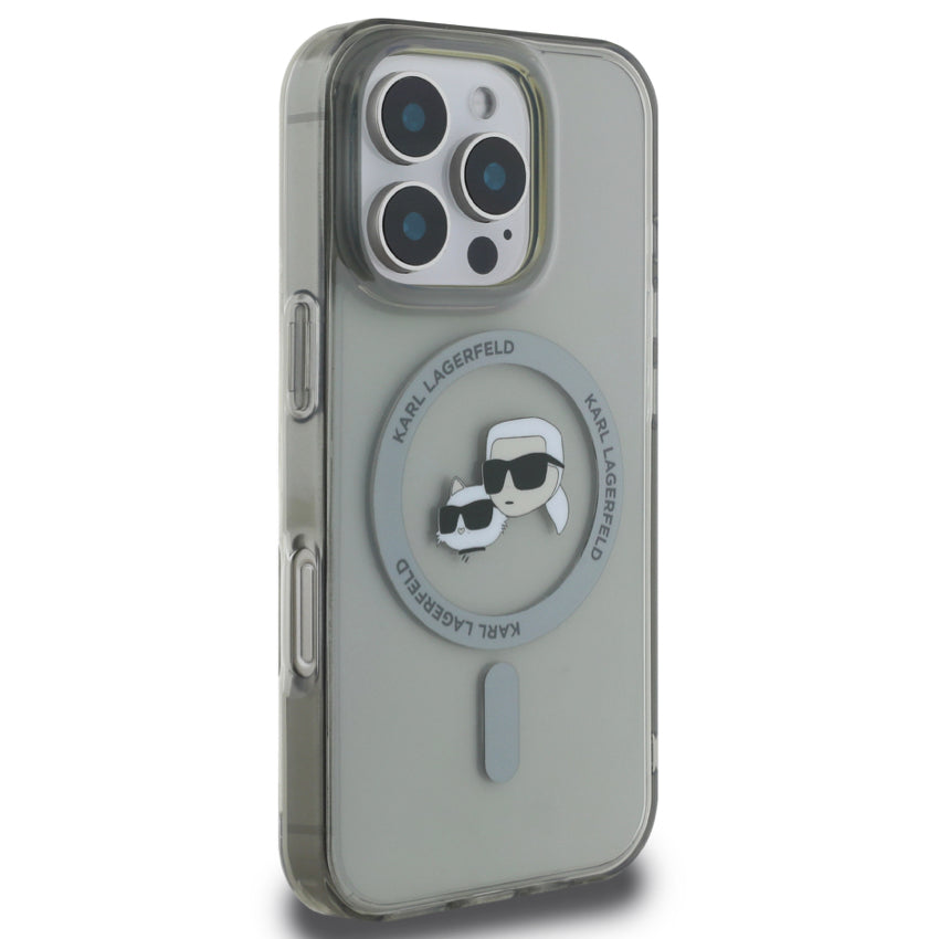 iPhone 16 Pro Max Case Karl Karl-Choupette Head MagSafe - Black