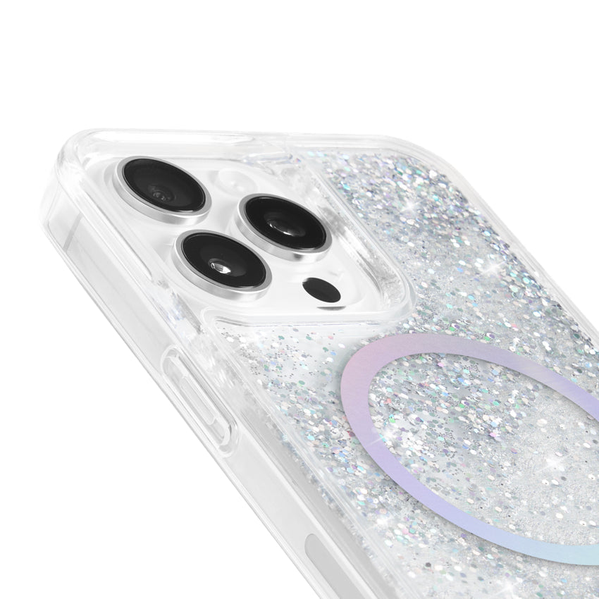 iPhone 15 Pro Max Kate Spade Liquid Glitter MagSafe - Opal Iridescent