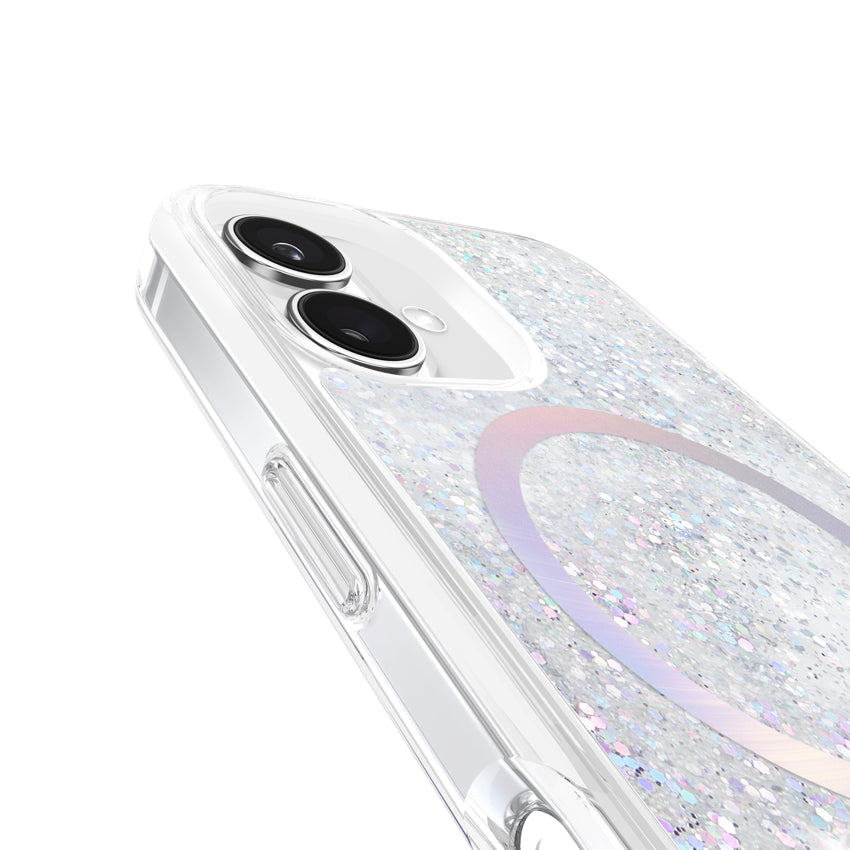 iPhone 16 Case Kate Spade Liquid Glitter MagSafe - Opal Iridescent