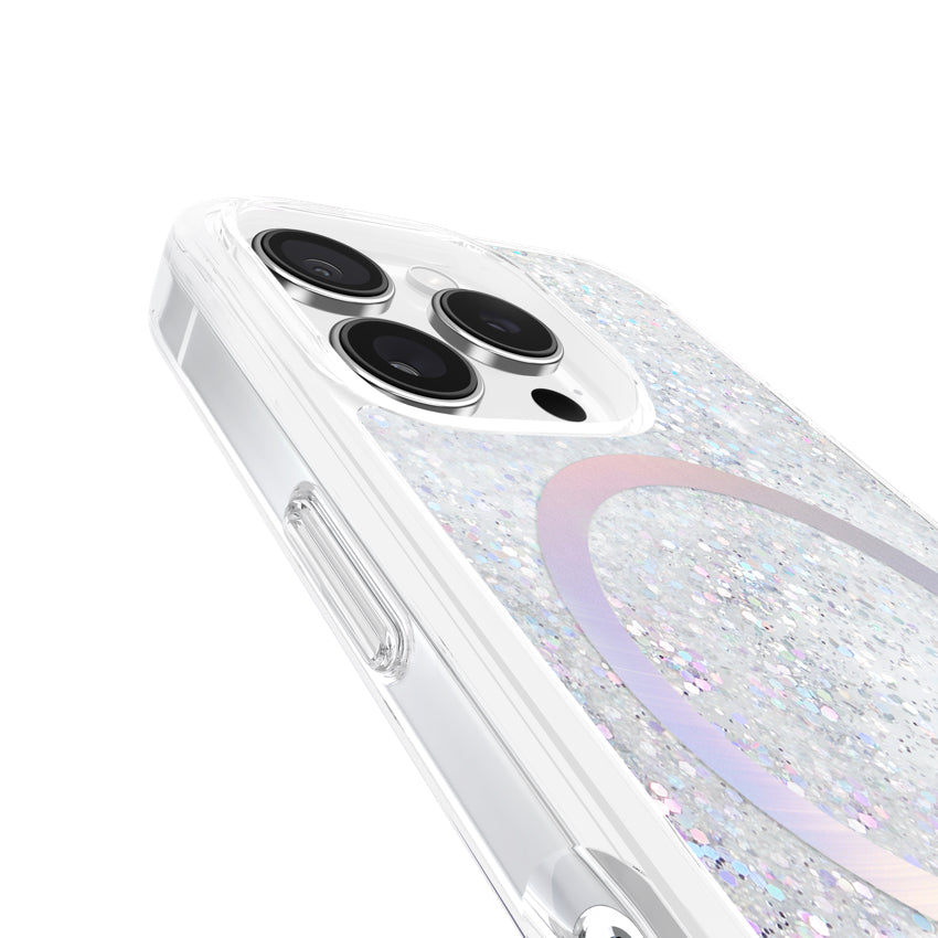 iPhone 16 Pro Case Kate Spade Liquid Glitter MagSafe - Opal Iridescent