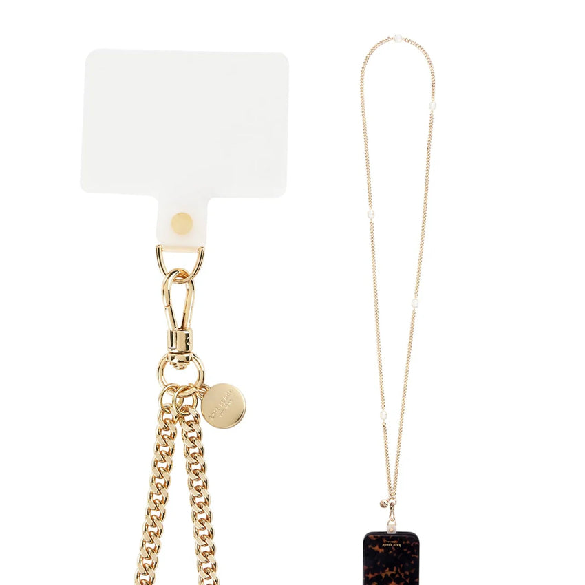 สายคล้องโทรศัพท์มือถือ Kate Spade Phone Crossbody สี Set in Stone แบรนด์ KATE SPADE