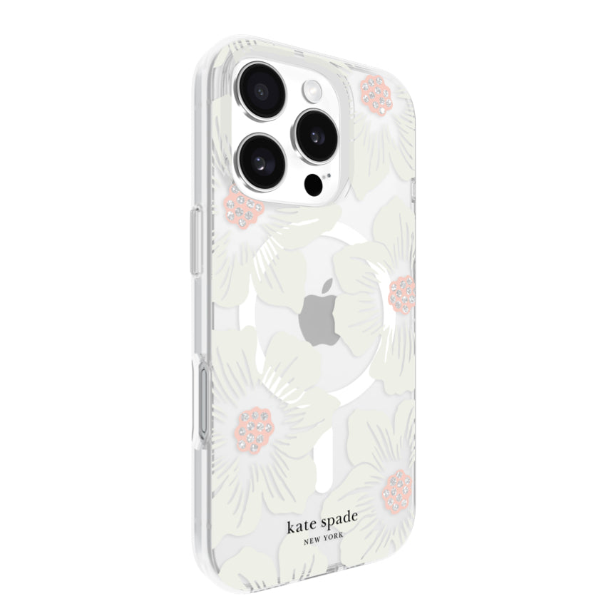iPhone 16 Pro Case Kate Spade Prints MagSafe - Hollyhock Floral