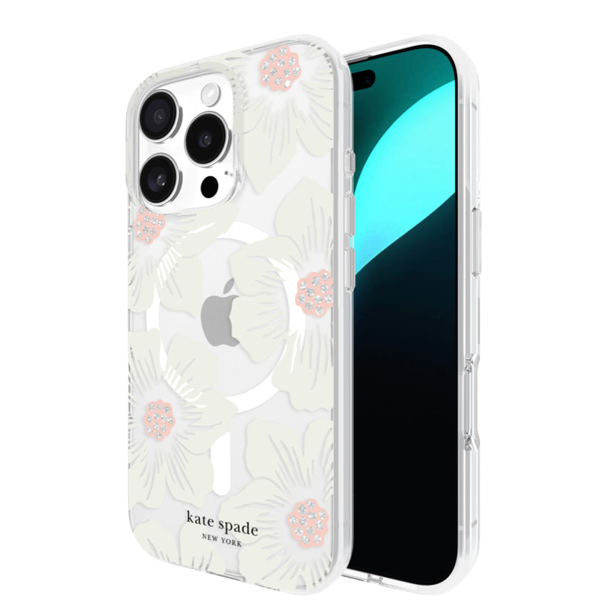 iPhone 16 Pro Case Kate Spade Prints MagSafe - Hollyhock Floral