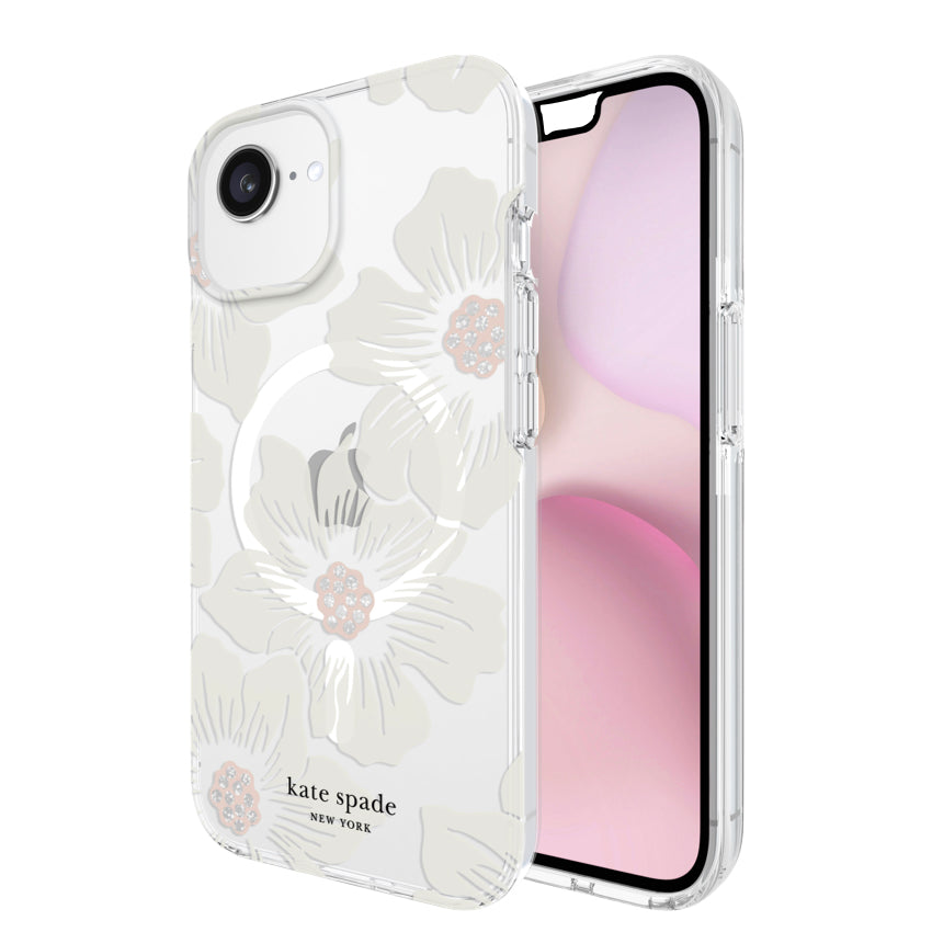 iPhone 16e Case Kate Spade Protective MagSafe - Hollyhock Floral
