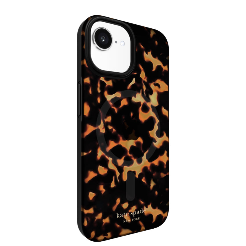 iPhone 16e Case Kate Spade Protective MagSafe - Transparent Tortoise