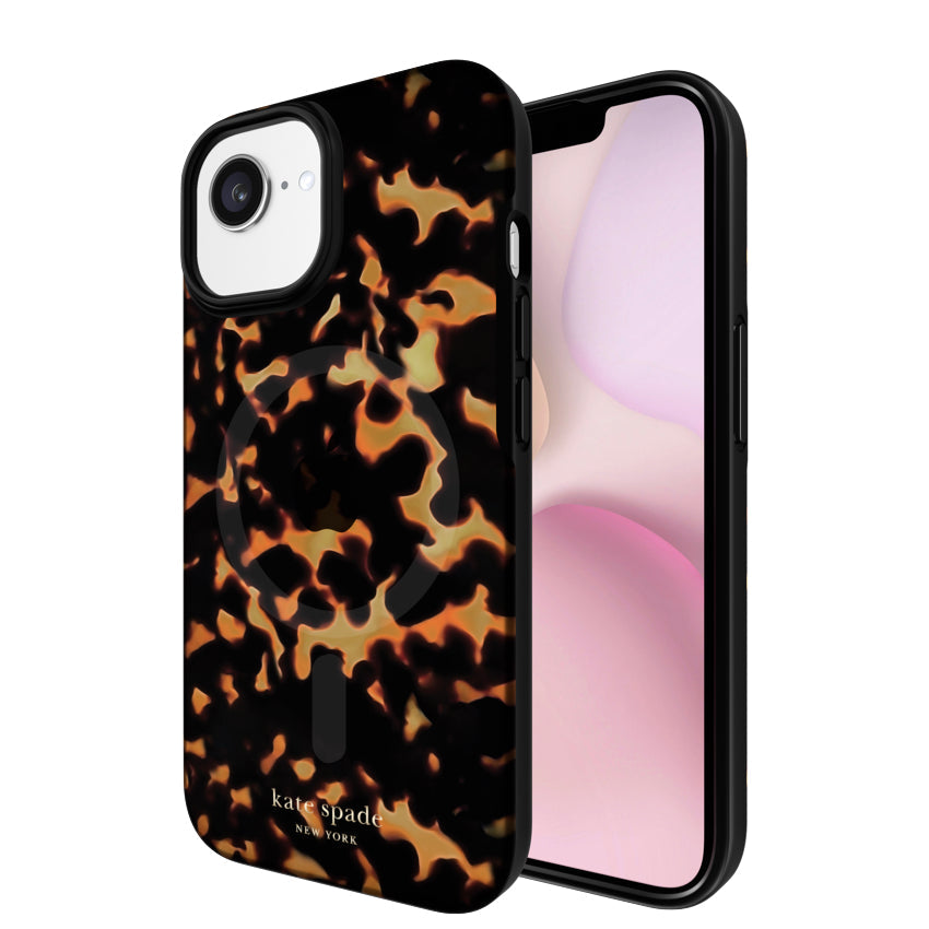 iPhone 16e Case Kate Spade Protective MagSafe - Transparent Tortoise