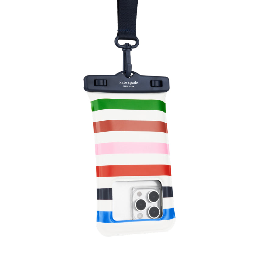 Kate Spade Waterproof Floatin Pouch - Adventure Stripe