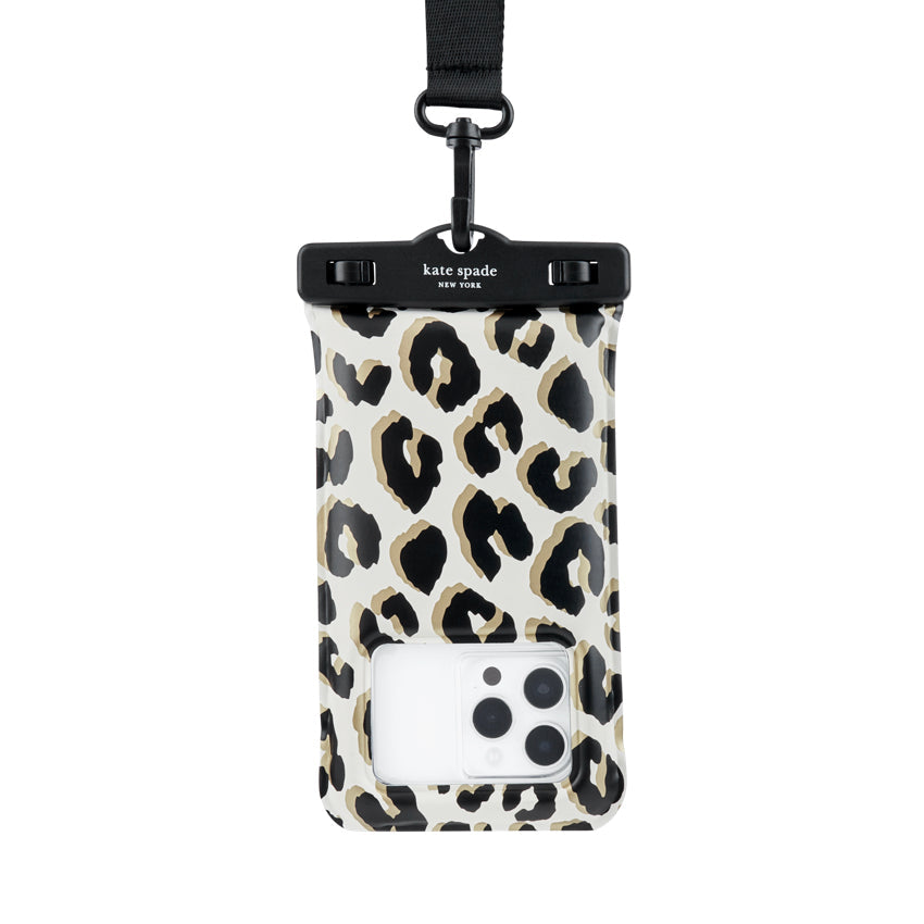 Kate Spade Waterproof Floating Pouch - City Leopard