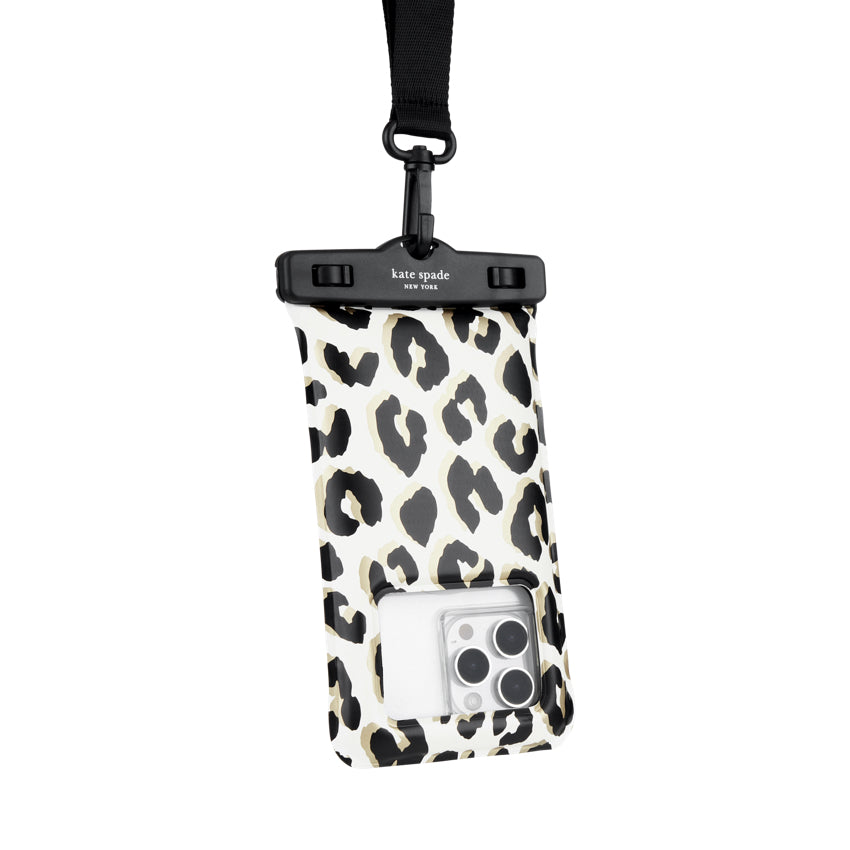 Kate Spade Waterproof Floating Pouch - City Leopard
