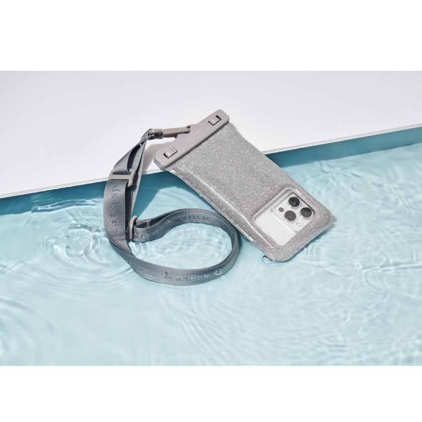 Kate Spade Waterproof Floating Pouch - Silver Glitter