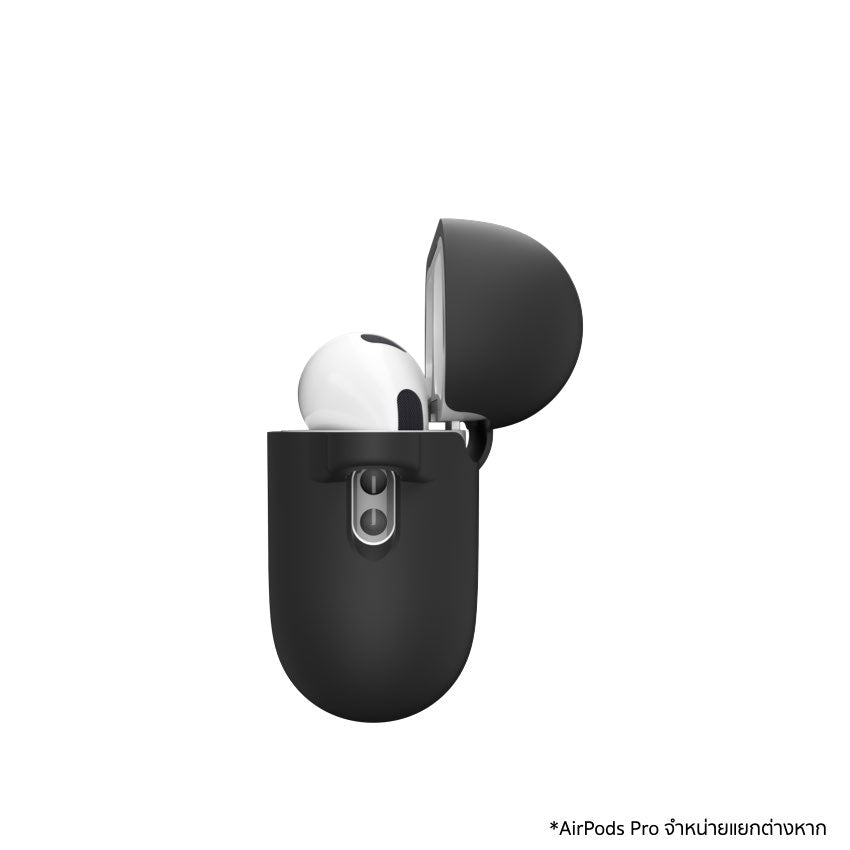 KEYBUDZ Elevate Keychain Case for AirPods Pro 3 - Black