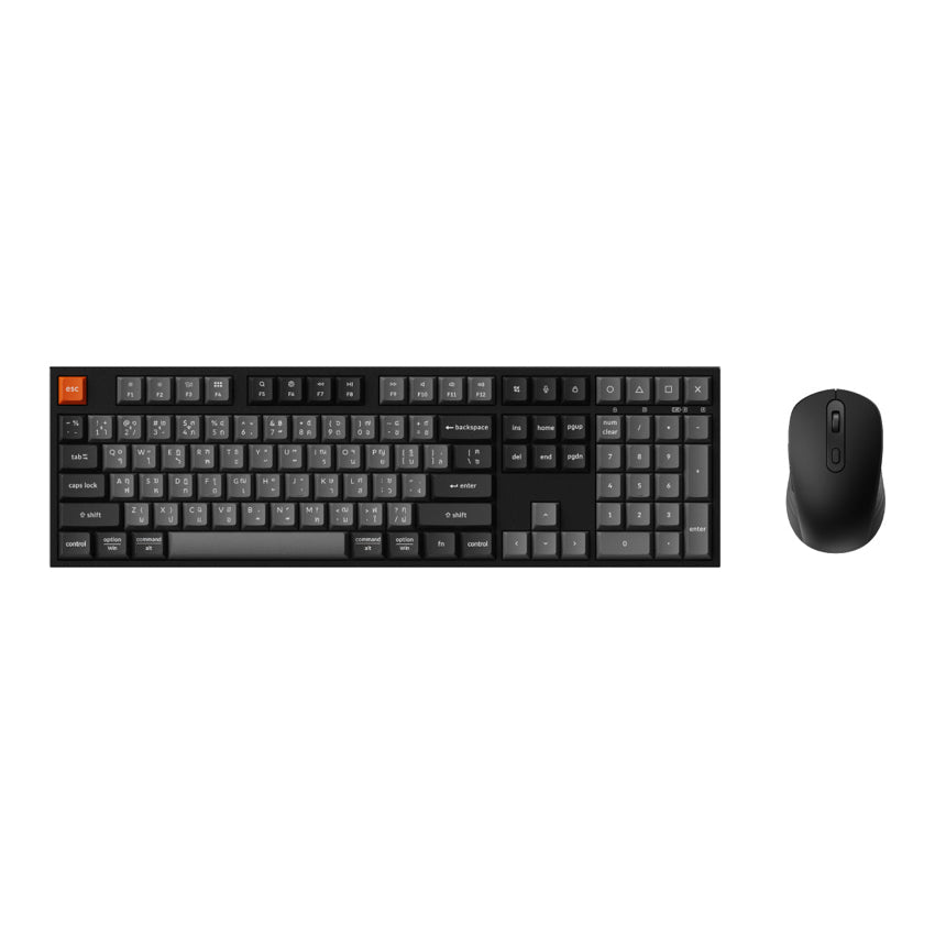 Keychron B36 Keyboard and Mouse Combo Full - Classic Black
