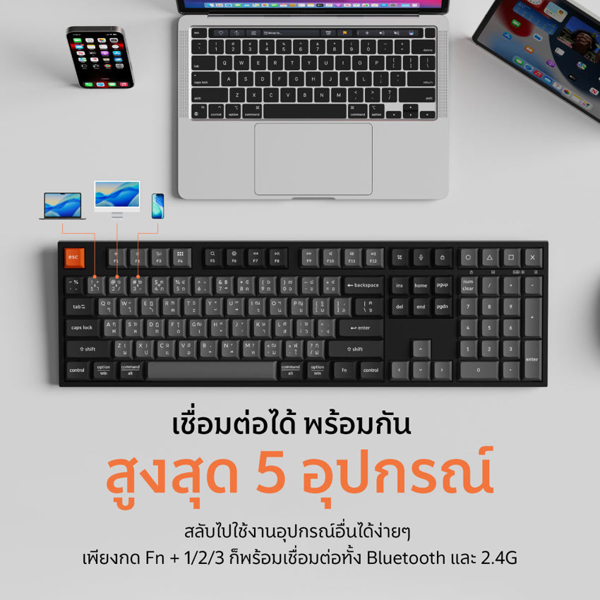 Keychron B36 Keyboard and Mouse Combo Full - Classic Black