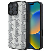 iPhone 16 Pro Max Case Lacoste MagSafe Hard Case PVC Monogram - Farine