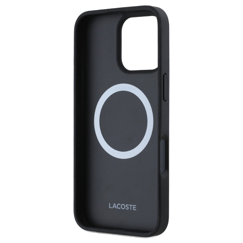 iPhone 16 Pro Max Case Lacoste MagSafe Hard Case PVC Monogram - Navy