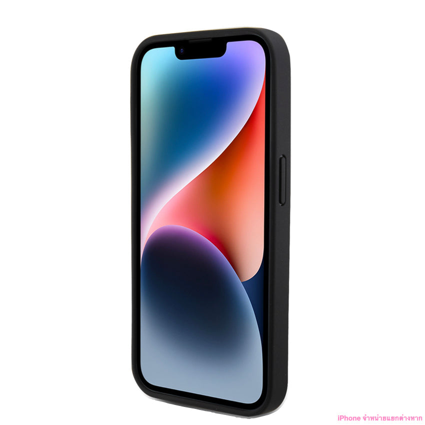LACOSTE Mag Hard Case for iPhone 15 Pro - Black