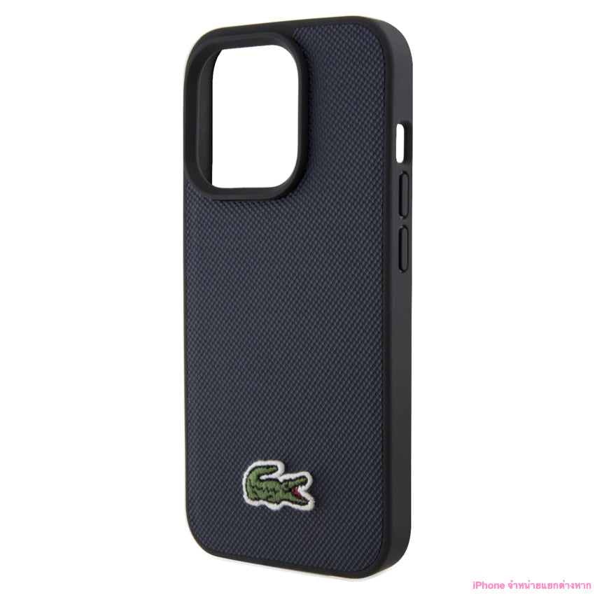 Lacoste Mag Hard Case for iPhone 15 Pro Max - Navy