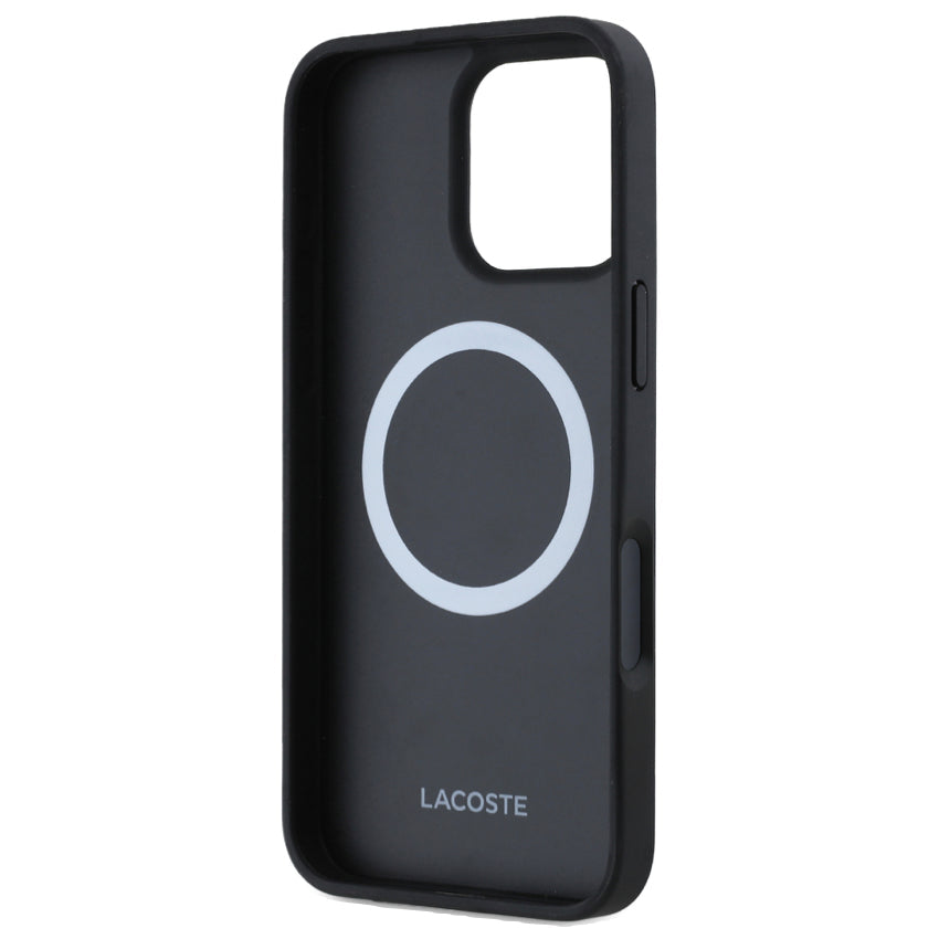 iPhone 16 Pro Max Case Lacoste MagSafe Hard - Black