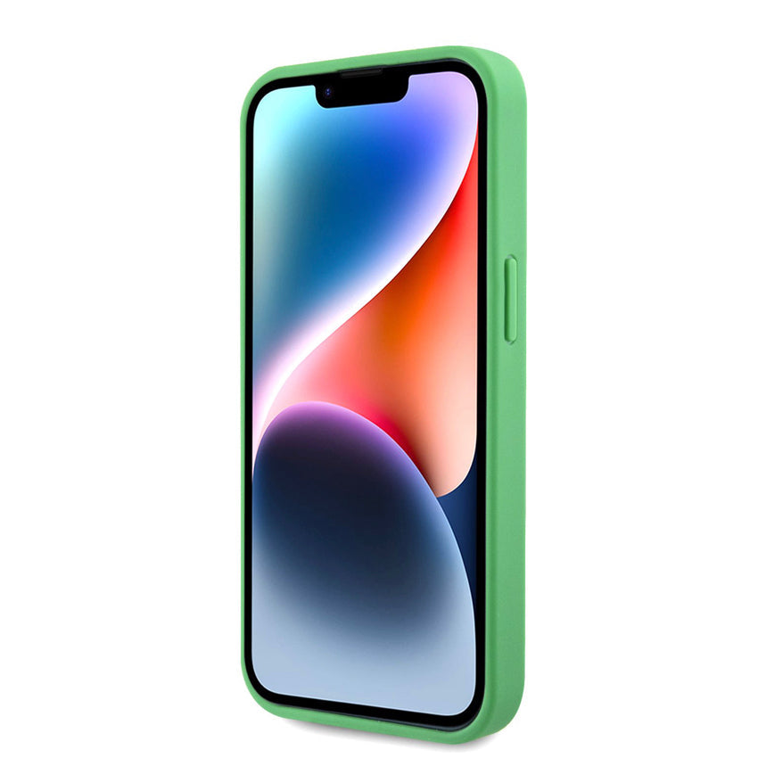 LACOSTE Mag Hard Case for iPhone 15 - Green