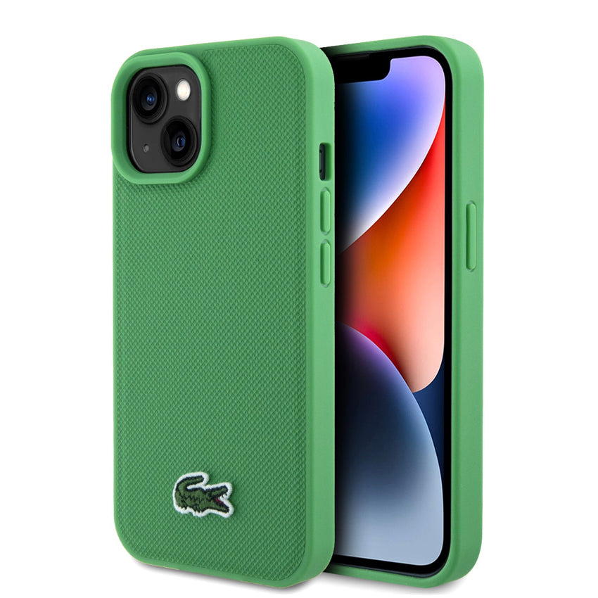 LACOSTE Mag Hard Case for iPhone 15 - Green