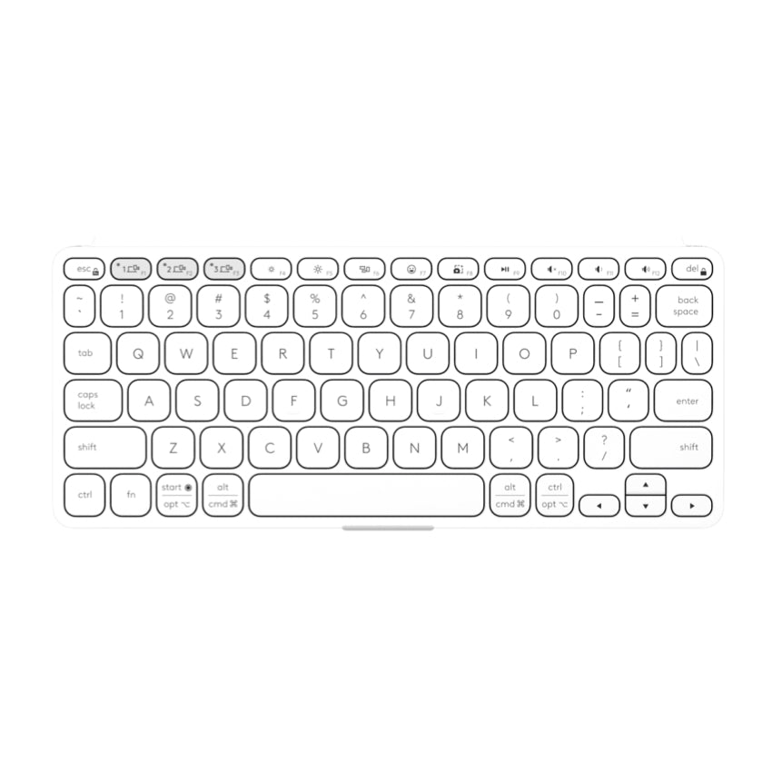 Logitech Keys-To-Go 2 Ultra Slim Keyboard - Pale Grey