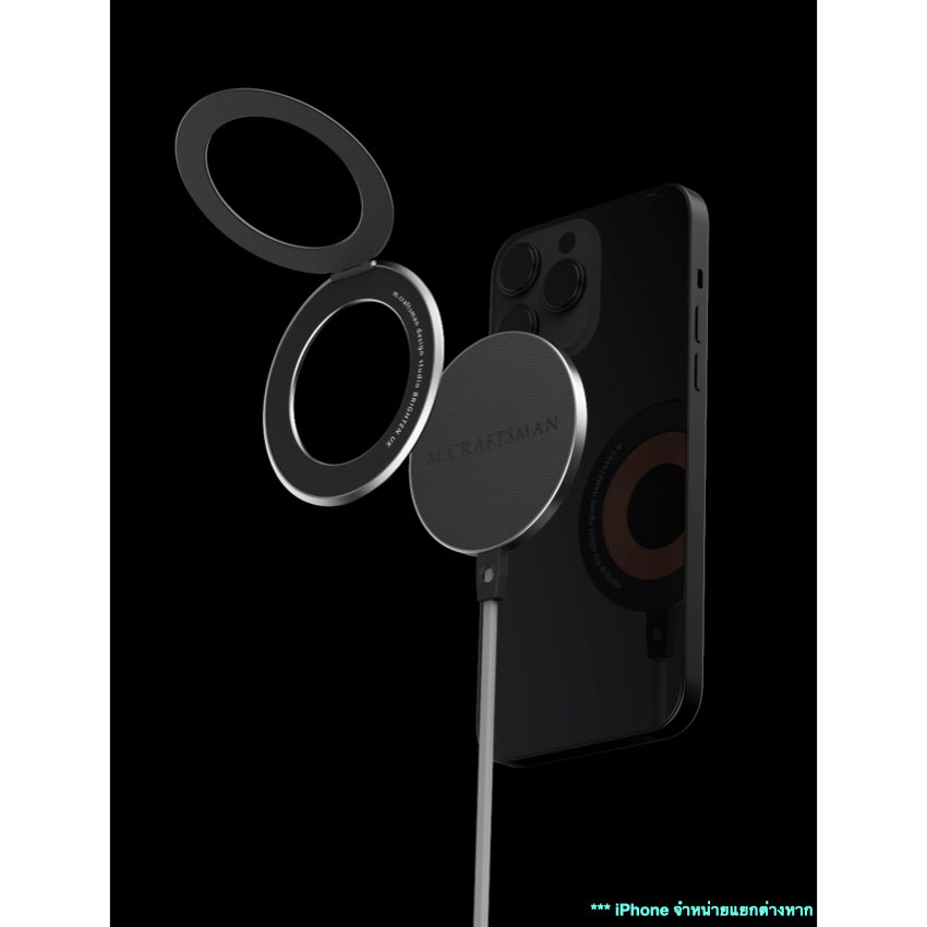 M.CRAFTSMAN PowerRing Magsafe Wireless Charger - Grey