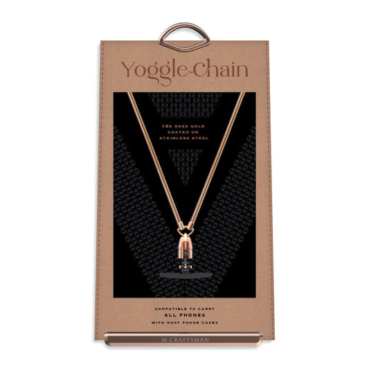 สายคล้องคอโทรศัพท์มือถือ Yoggle Chain สี Rose Gold ขนาดไซส์ M แบรนด์ M.CRAFTSMAN