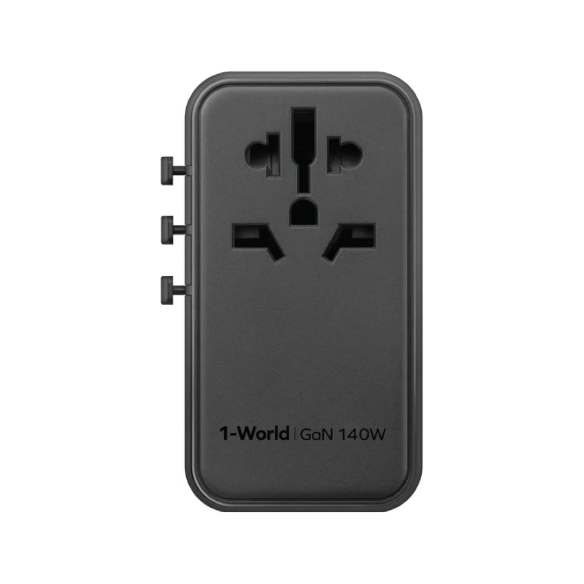 MOMAX 1-World 120W GaN 4-port + AC travel adapter