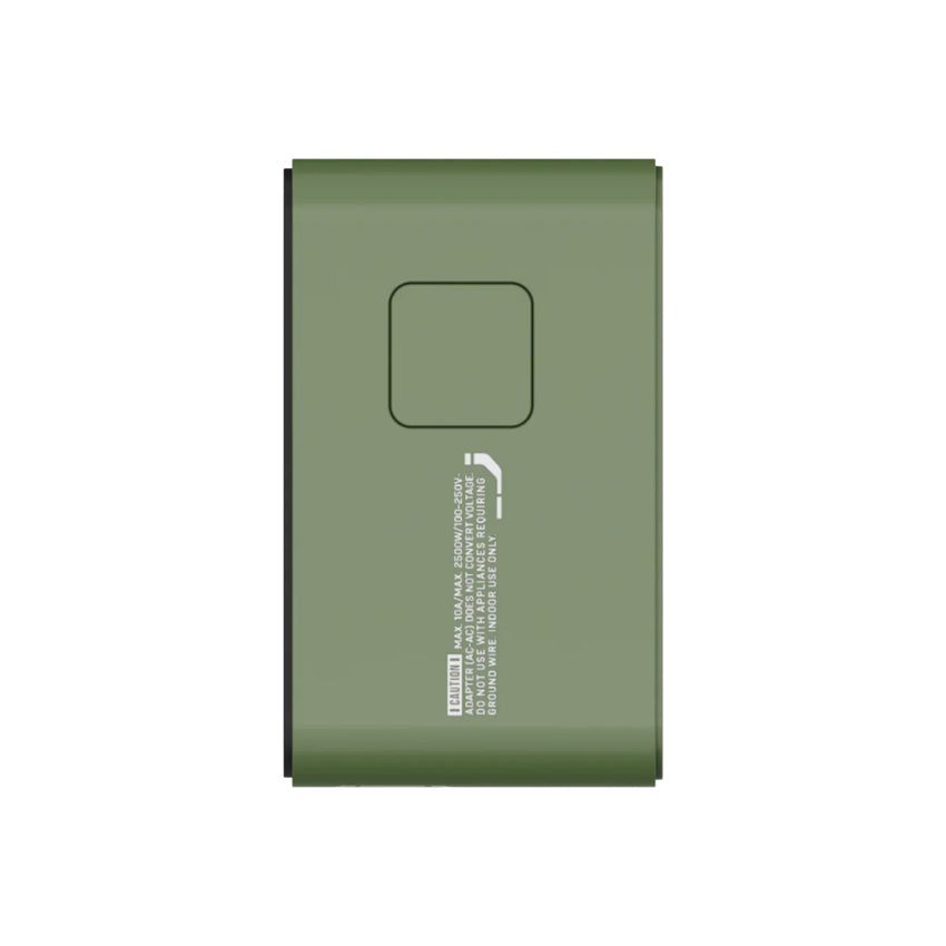 Momax 1-World+ 70W GaN 3-Port w/ Built-in USB-C Cable + AC Travel Adaptor (Zuku-Green)