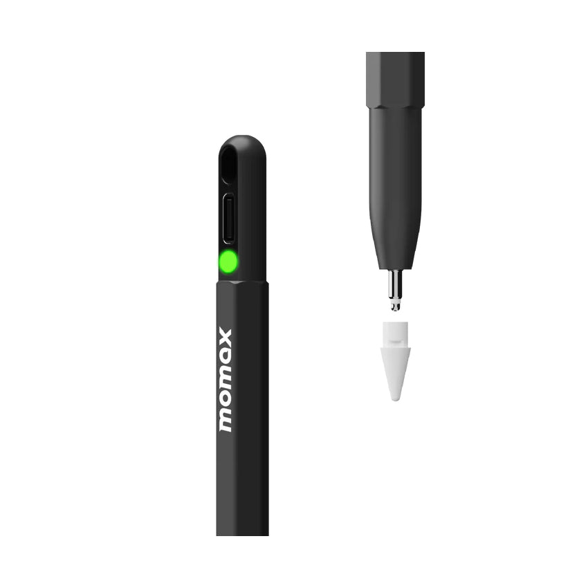 Momax Mag.Link Pop Magnetic Active Stylus Pen - Black
