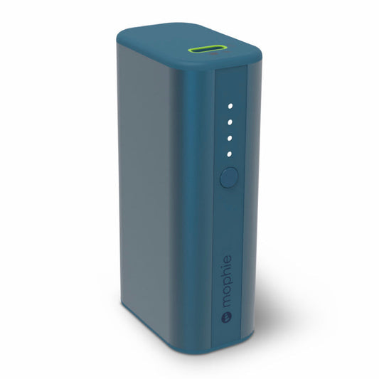 แบตเตอรี่สำรองพกพา Powerstation mini สี Blue 20 วัตต์ ความจุ 5,000 mAh จากแบรนด์ชั้นนำ MOPHIE