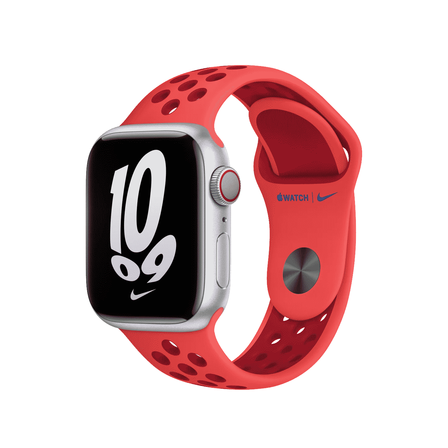 41mm Bright Crimson/Gym Red Nike Sport Band