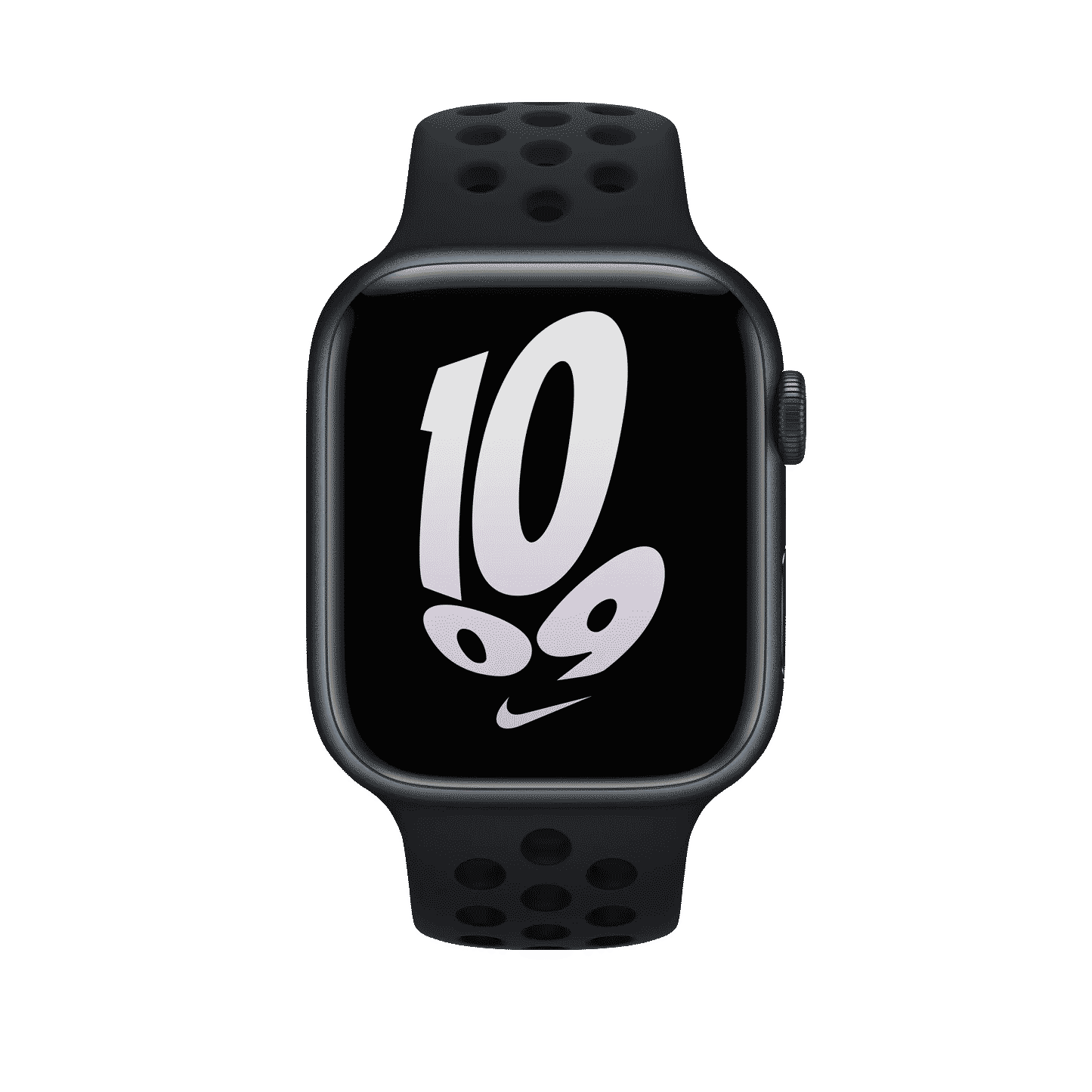 45mm Black/Black Nike Sport Band