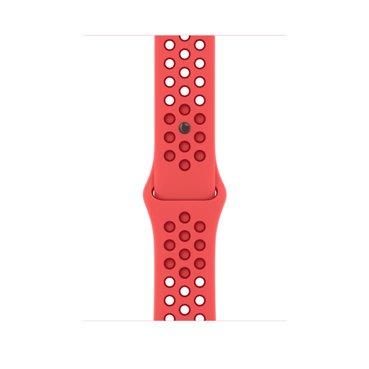 45mm Bright Crimson/Gym Red Nike Sport Band