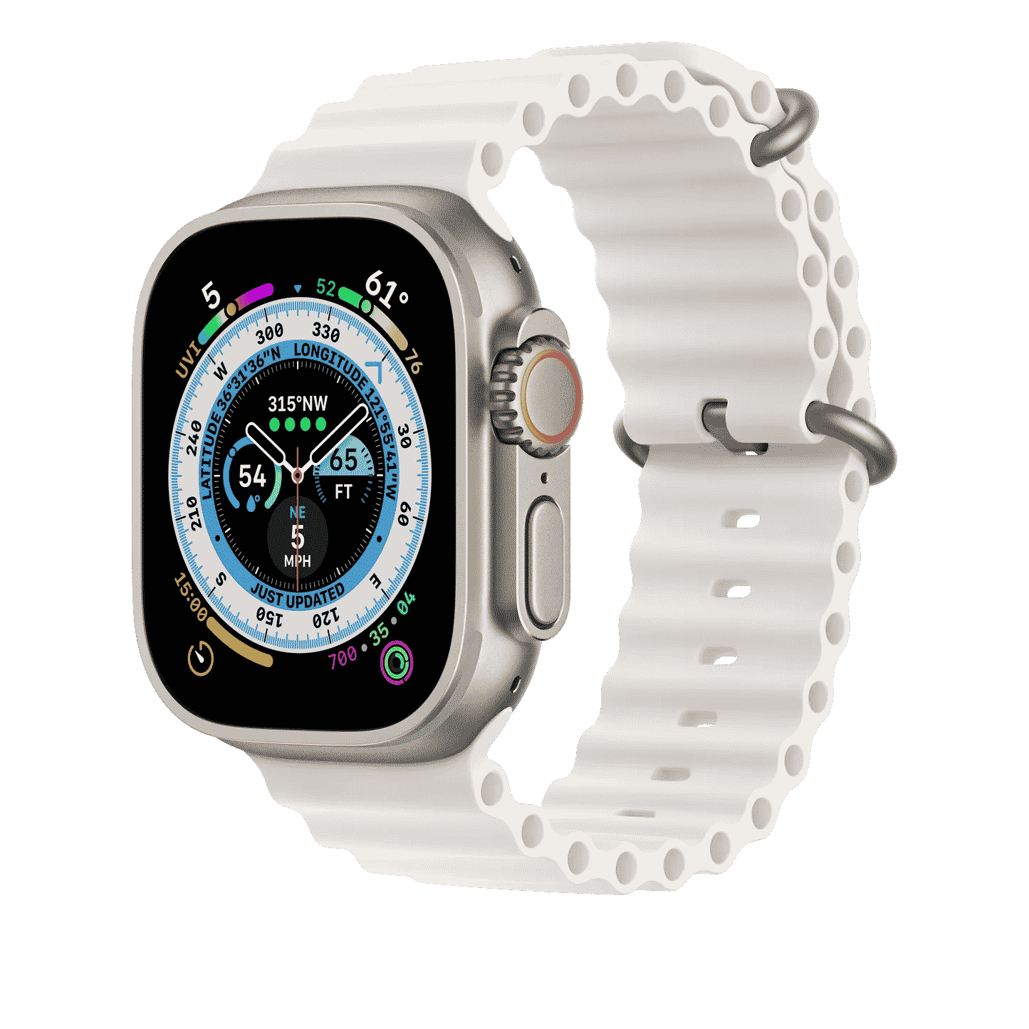 49mm White Ocean Band