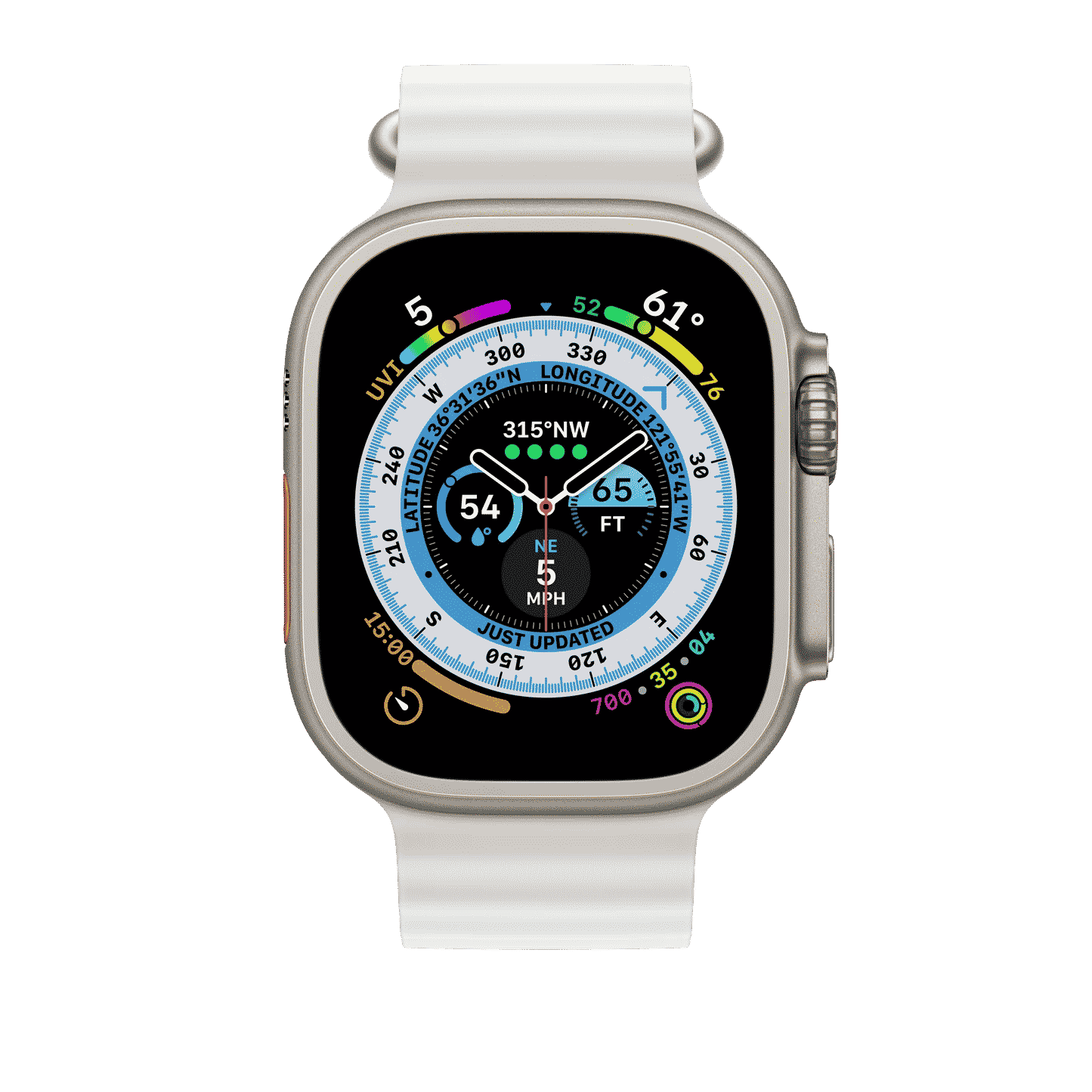 49mm White Ocean Band Extension