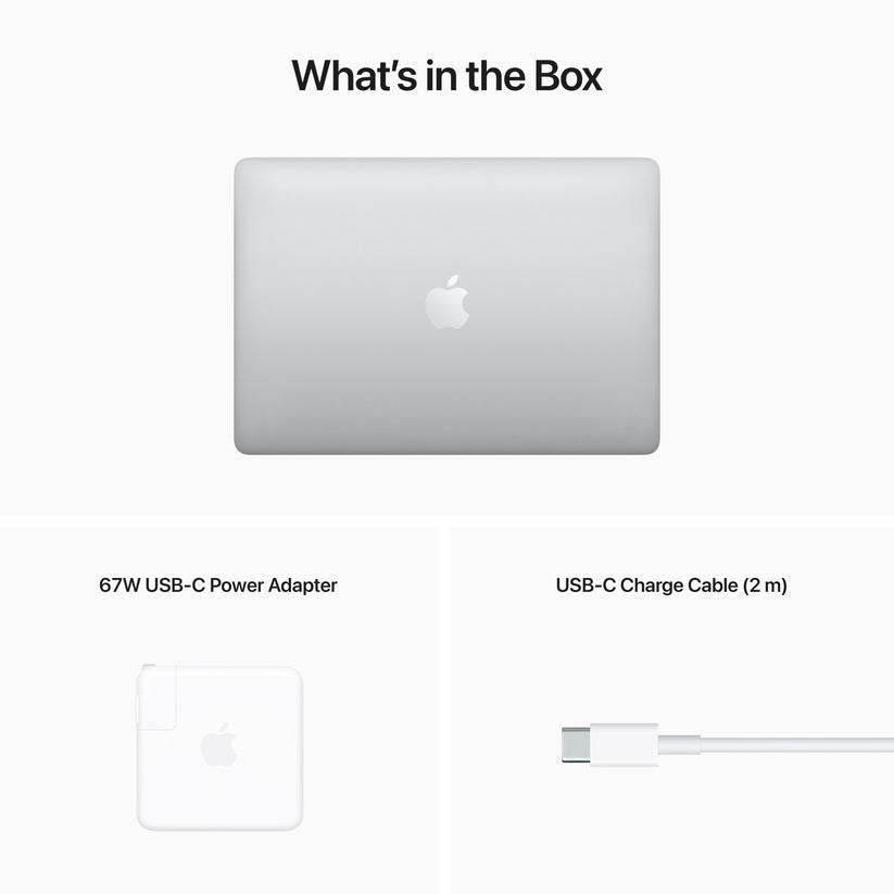 13-inch MacBook Pro: Apple M2 chip with 8‑core CPU and 10‑core GPU, 256GB SSD - Silver