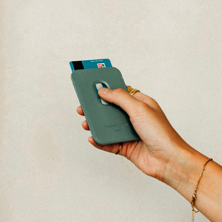 Native Union Classic Card Wallet-Slate Green