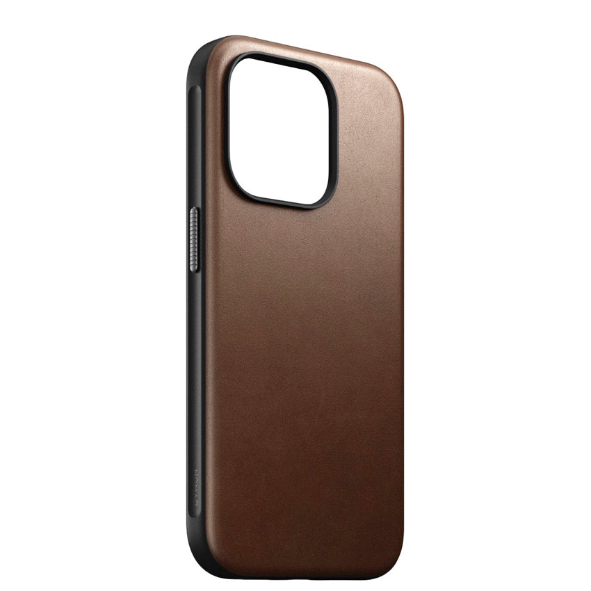 Nomad Modern Leather for iPhone 15 Pro - Brown