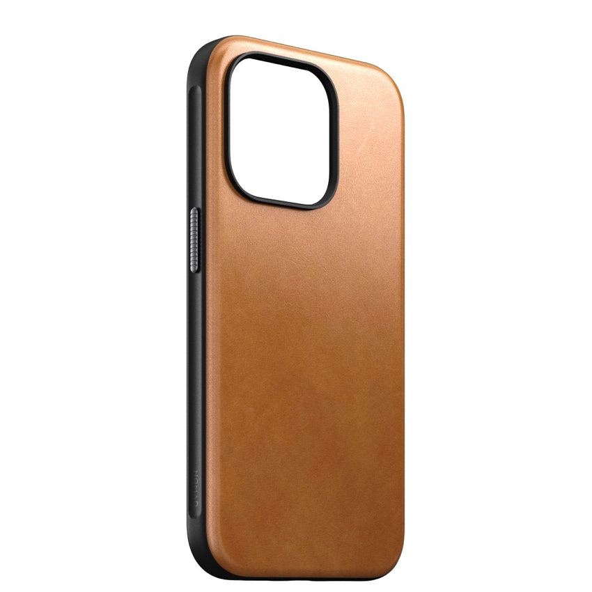 Nomad Modern Leather for iPhone 15 Pro - English Tan