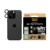 iPhone 16 Pro/16 Pro Max Film PanzerGlass Hoops Black Lens Protector