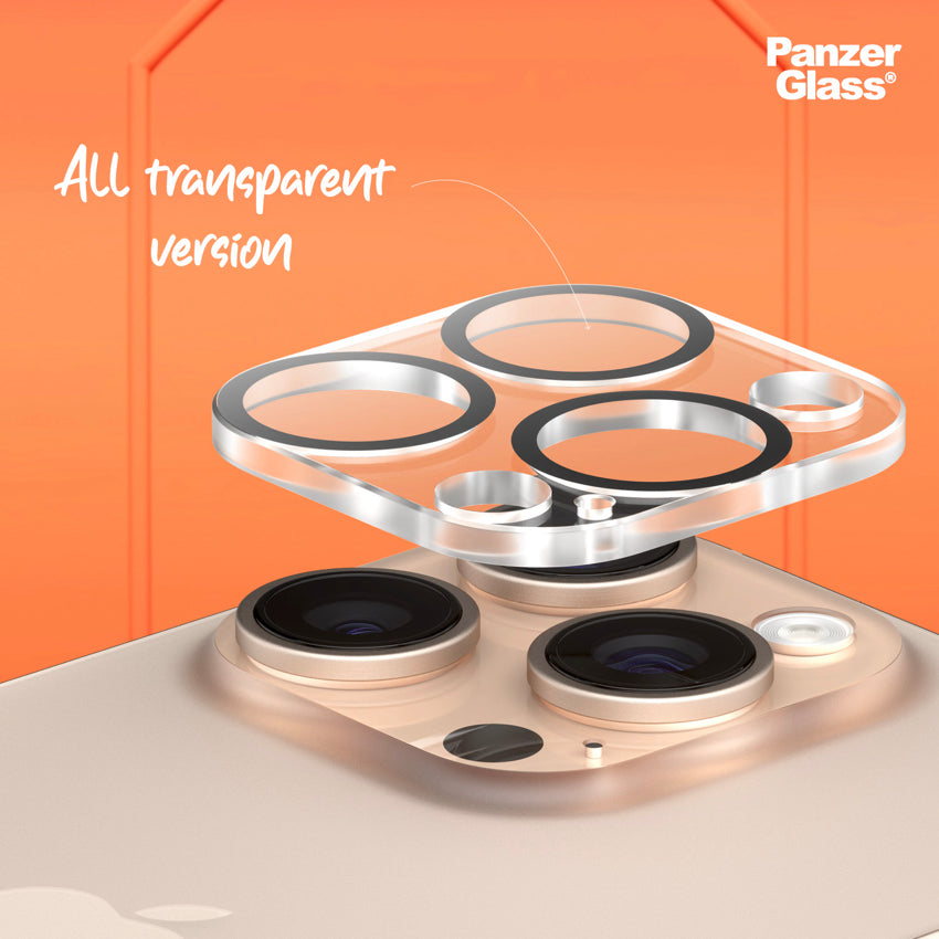 PANZERGLASS PicturePerfect Camera Lens Protector for iPhone 16 Pro/16 Pro Max